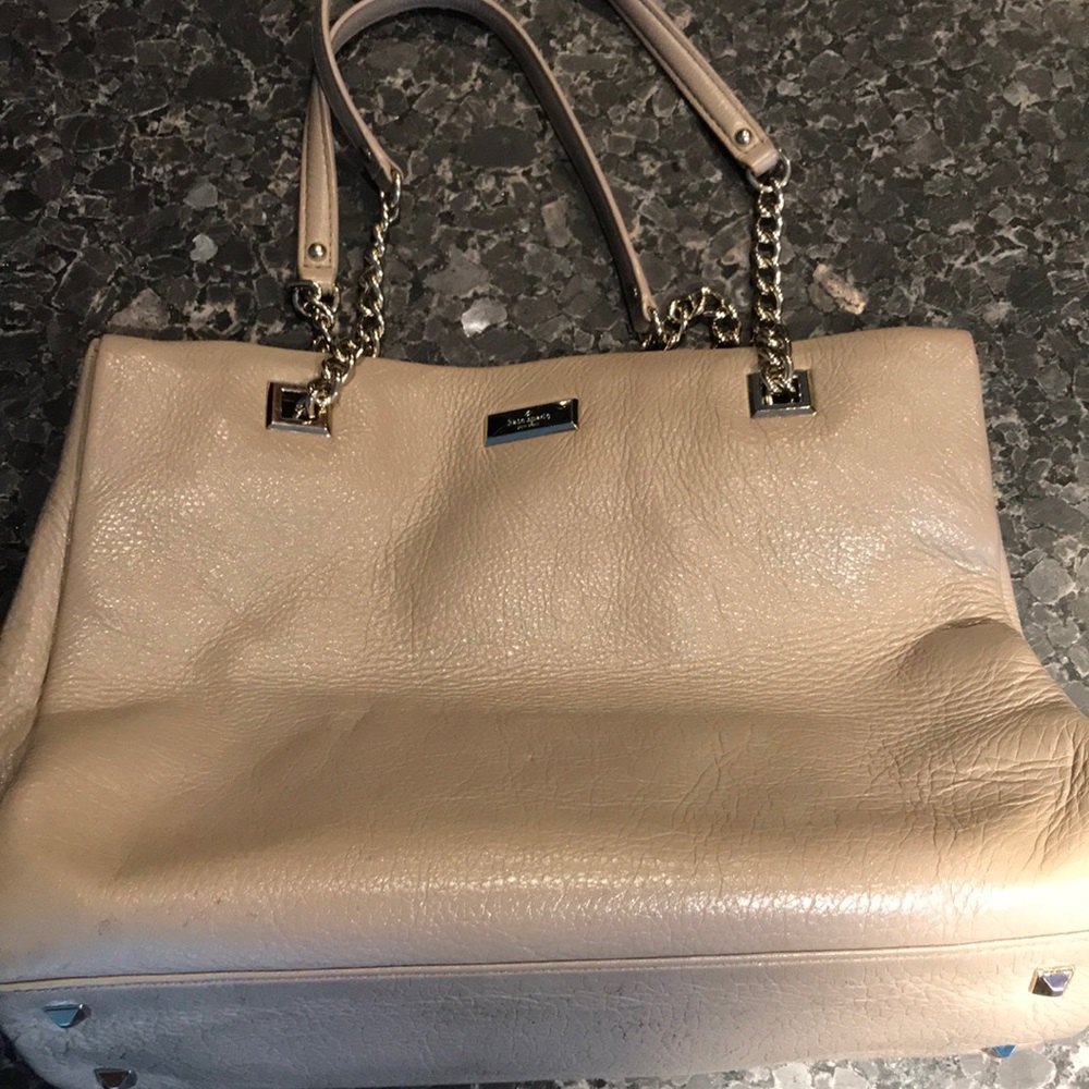 Kate Spade Taupe Leather Handbag